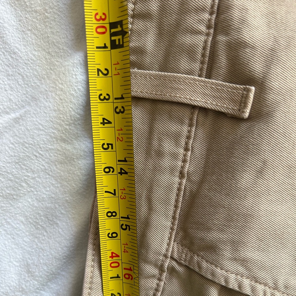 Ag Adriano Goldschmied Tan Slim Khaki Pants